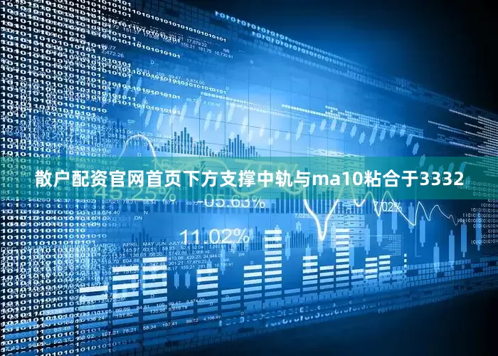 散户配资官网首页下方支撑中轨与ma10粘合于3332